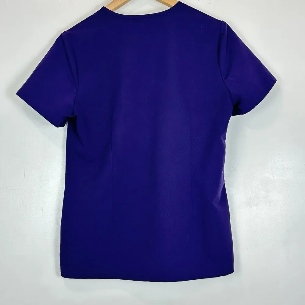 Figs Purple Jam Scrub Set M/S Medical Workwear Athleisure Minimalist Nurse - Picture 5 of 16